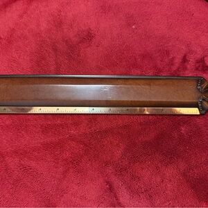 Brown Leather Desk Ruler